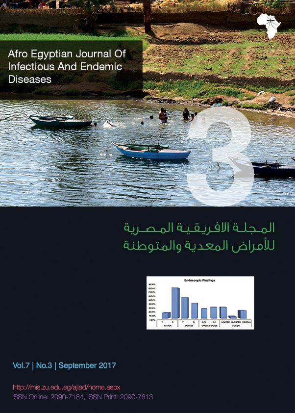 Afro-Egyptian Journal of Infectious and Endemic Diseases